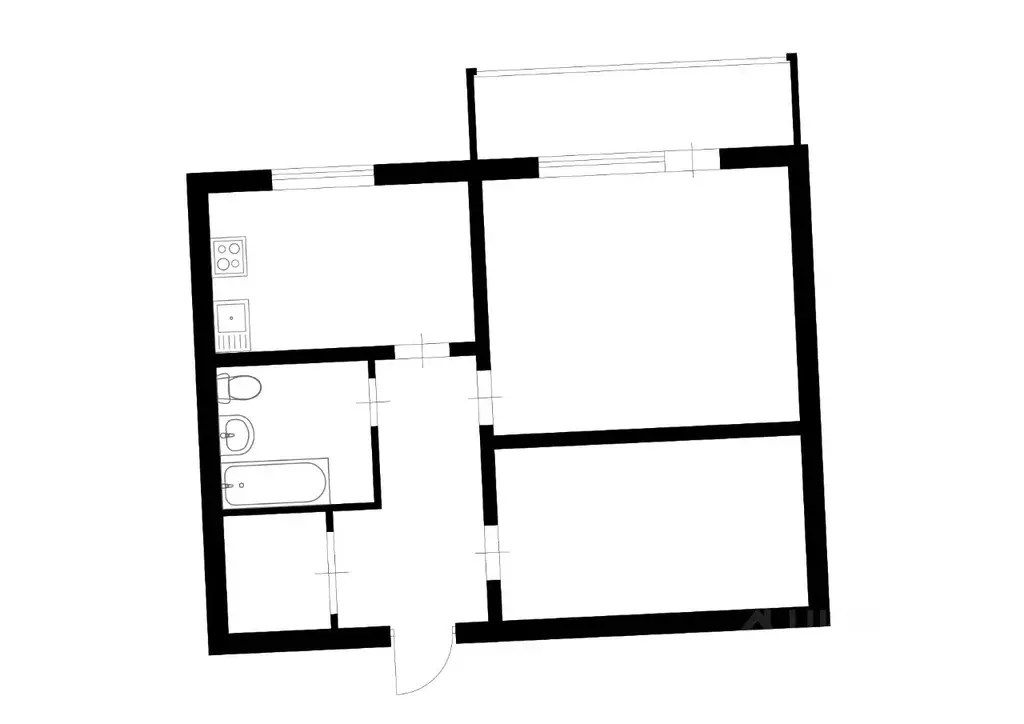 2-к кв. Свердловская область, Нижний Тагил ул. Ильича, 76 (40.5 м) - Фото 2