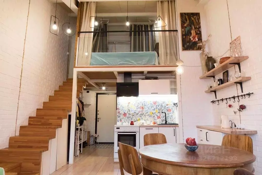 Студия Москва 2-я Рыбинская ул., 13 (30.4 м) - Фото 2