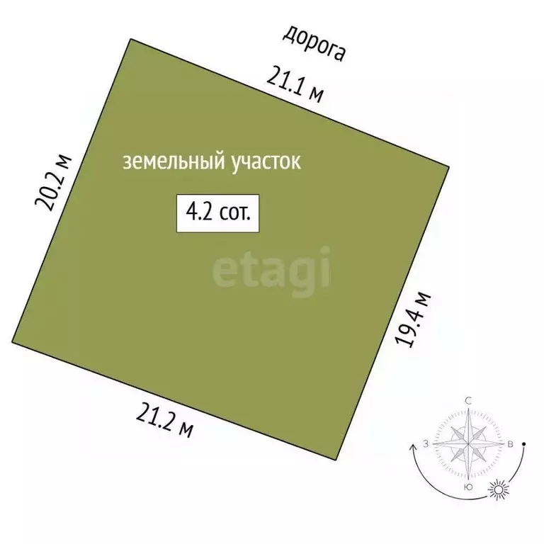 Дом в Тюменская область, Тюмень Строитель-3 СНТ, ул. Солнечная (51 м) - Фото 0