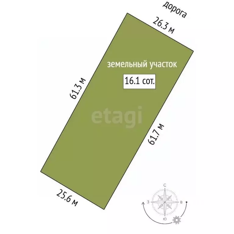 Участок в Тюменская область, Тюменский муниципальный округ, с. Борки  ... - Фото 2