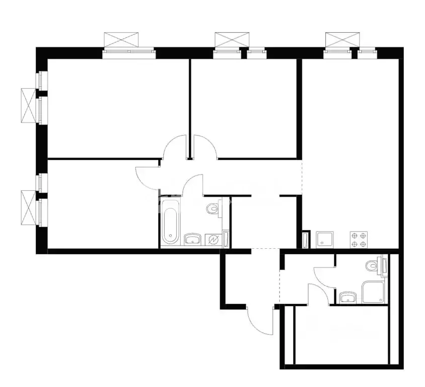 3-к кв. Москва Сосенское поселение, просп. Куприна, 24к3 (93.0 м) - Фото 2