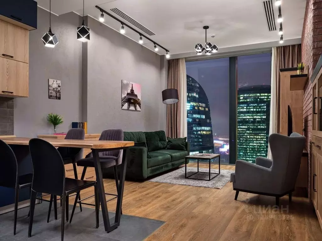 2-к кв. Москва 1-й Красногвардейский проезд, 22с2 (62.0 м) - Фото 1