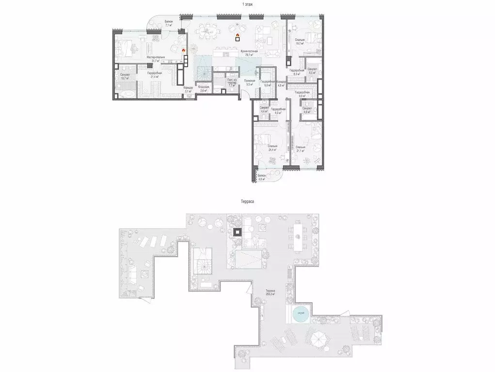 5-комнатная квартира: Москва, Большой Толмачёвский переулок, 5с1 ... - Фото 1