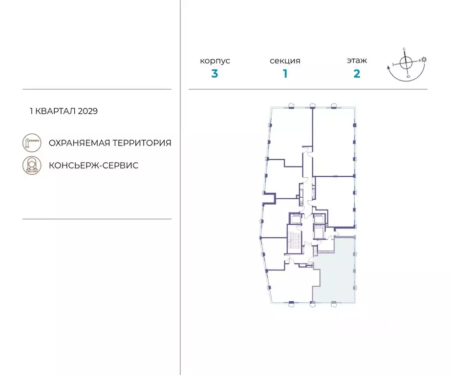 3-к кв. Москва ул. Нижние Мневники, 62Бк1 (88.0 м) - Фото 1