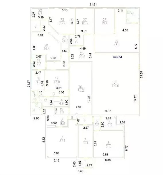 Торговая площадь в Москва Суздальская ул., вл12Б (538 м) - Фото 2