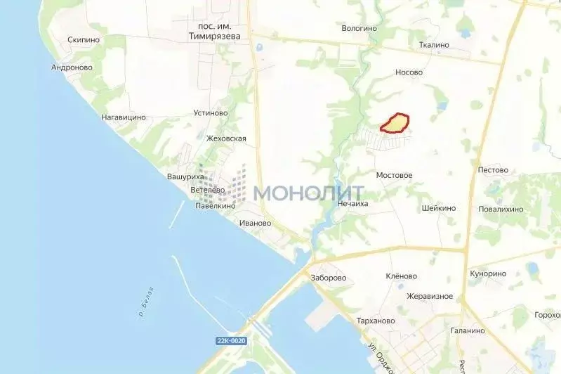 Участок в Нижегородская область, Городецкий муниципальный округ, д. ... - Фото 2