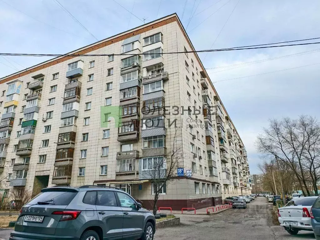 1-к кв. Красноярский край, Красноярск Зеленая Роща мкр, ул. Воронова, ... - Фото 0
