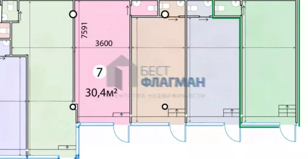 Помещение свободного назначения в Москва ул. Красная Пресня, 12 (30 м) - Фото 2