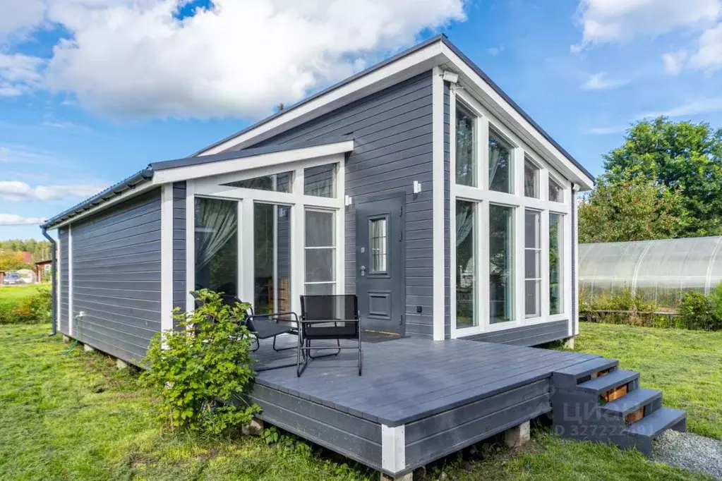 Дом в Карелия, Прионежский район, Шуйское с/пос, Щит СТ 119 (63 м) - Фото 1