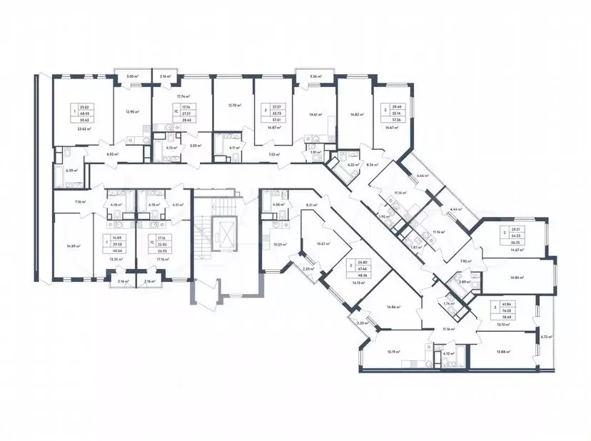 Квартира-студия, 26,9м, 1/4эт. - Фото 1