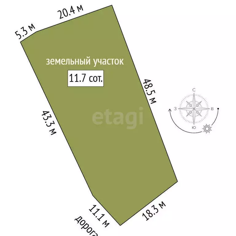 Участок в Челябинская область, Сосновский муниципальный округ, село ... - Фото 1