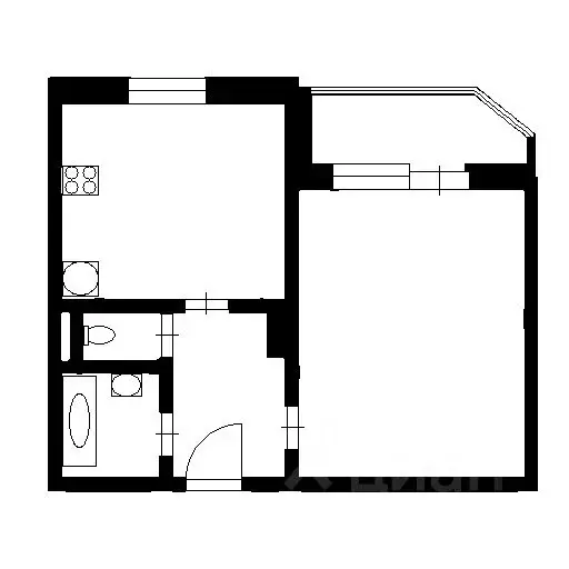 1-к кв. Санкт-Петербург ул. Хошимина, 11к3 (36.5 м) - Фото 2