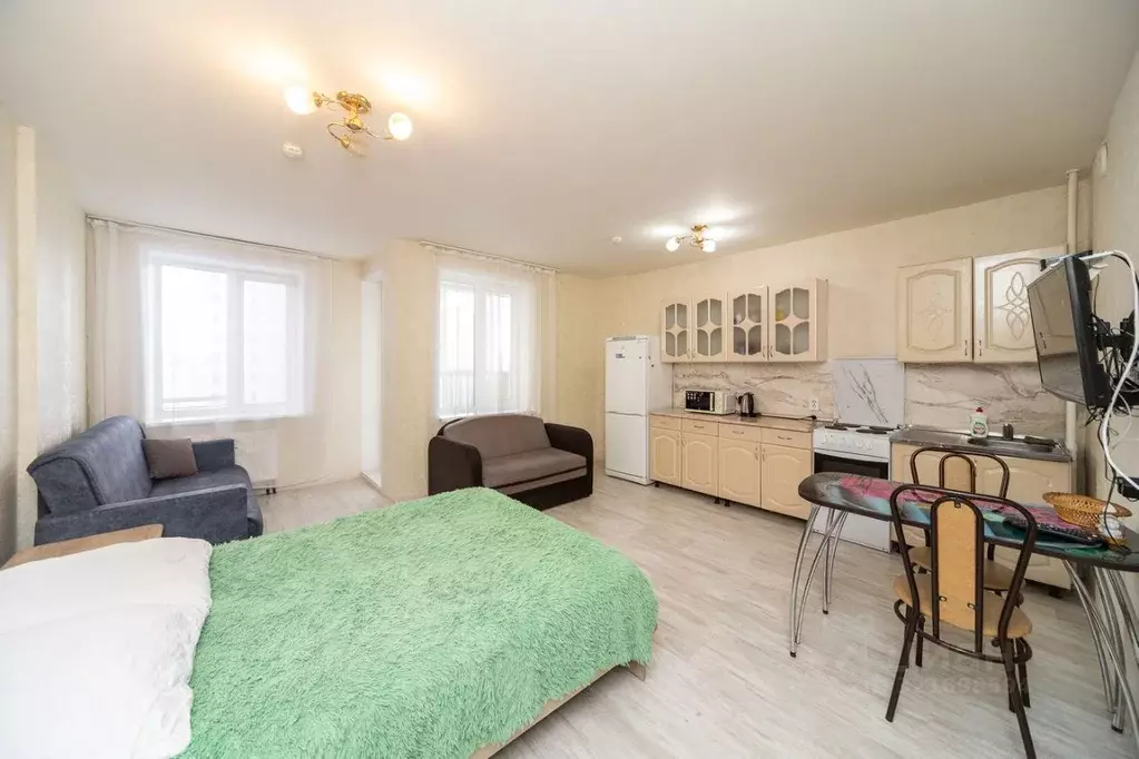 Студия Пермский край, Пермь ул. Крылова, 15 (32.0 м) - Фото 2