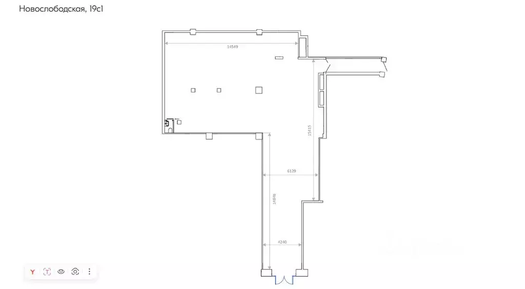 Торговая площадь в Москва Новослободская ул., 19С1 (265 м) - Фото 2