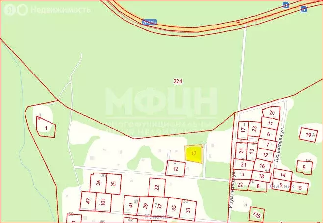 Участок в Деревянское сельское поселение, СНТ Малахит (15 м) - Фото 1