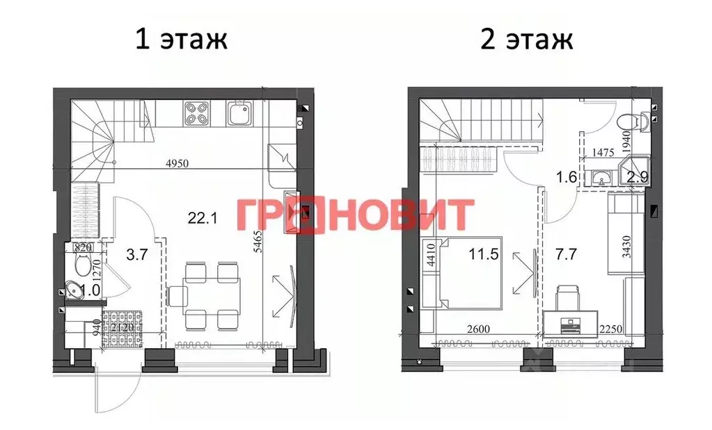 Таунхаус в Новосибирская область, Новосибирский район, Мичуринский ... - Фото 1