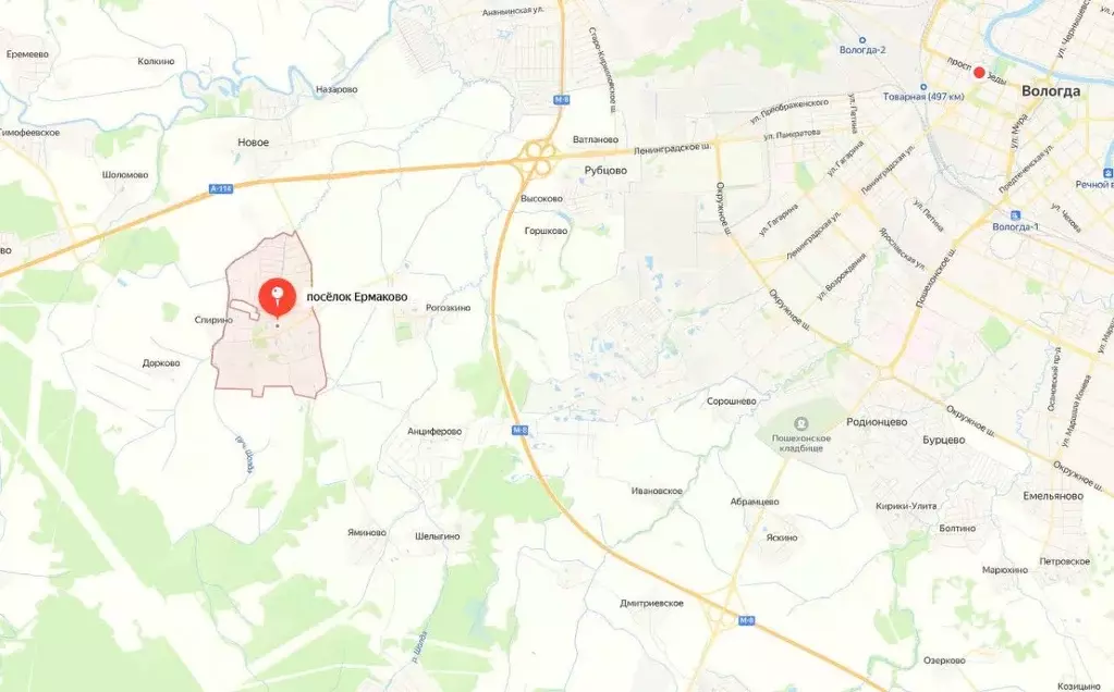 Участок в Вологодская область, пос. Ермаково  (3.2 сот.) - Фото 2