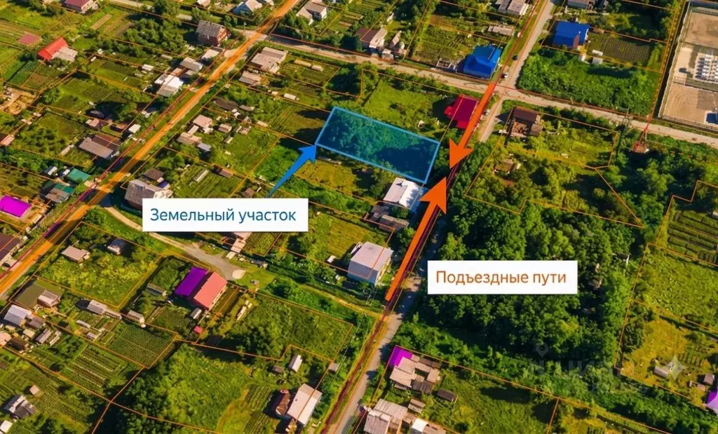 Участок в Свердловская область, Кировград Пролетарская ул., 36 (14.0 ... - Фото 2