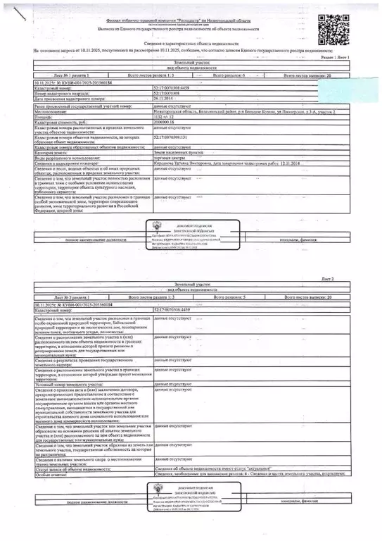 Участок в Нижегородская область, Балахнинский муниципальный округ, ... - Фото 1