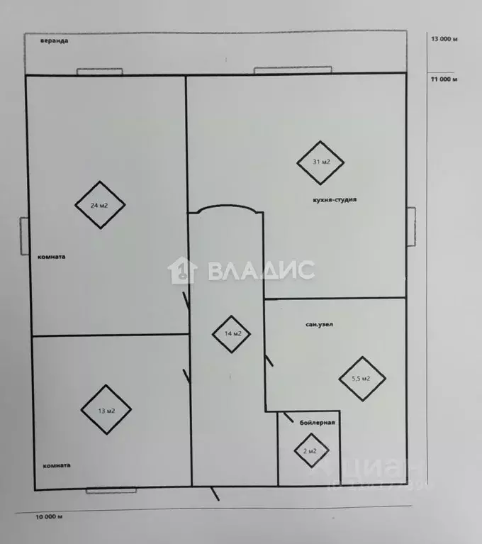 Дом в Иркутская область, Иркутский муниципальный округ, д. Малая ... - Фото 2