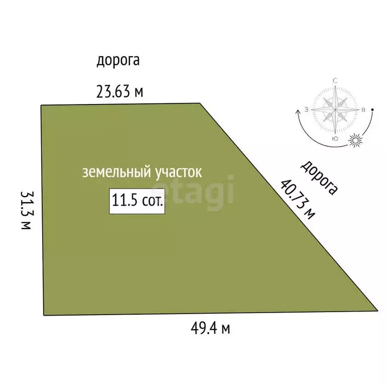 Участок в Тюменский муниципальный округ, КП Новокаменский, улица ... - Фото 1