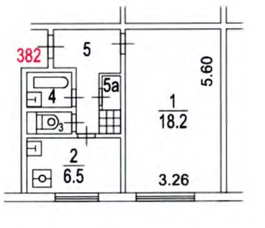 1-к кв. Москва Сумская ул., 6К4 (34.0 м) - Фото 1