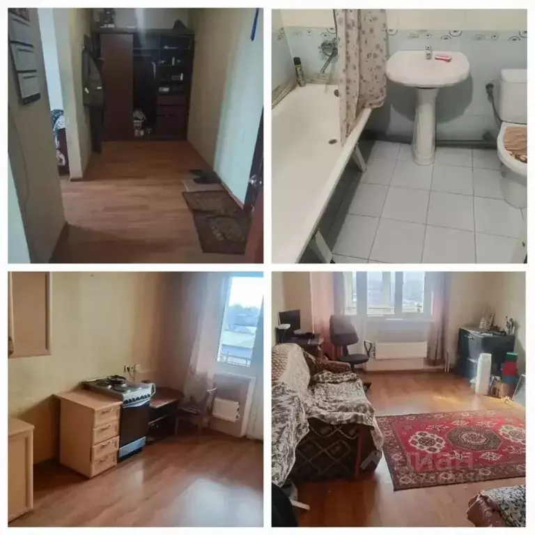 1-к кв. Иркутская область, Иркутск ул. Петрова, 56А (35.0 м) - Фото 1