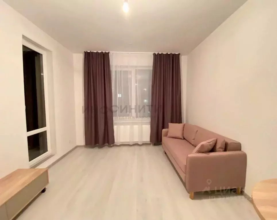 Студия Санкт-Петербург аллея Арцеуловская, 19 (25.5 м) - Фото 2