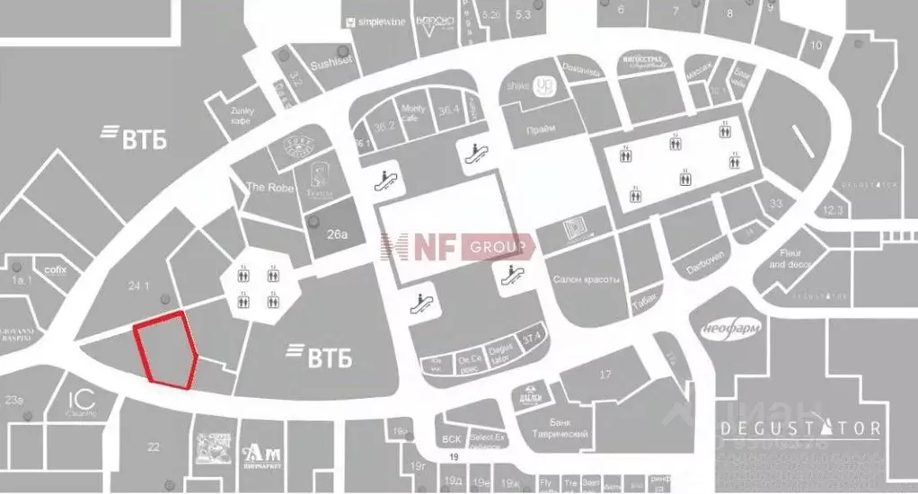 Торговая площадь в Москва наб. Пресненская, 12 (65 м) - Фото 2