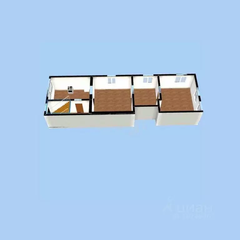 3-к кв. Башкортостан, Уфа ул. Морякова, 8 (44.0 м) - Фото 2