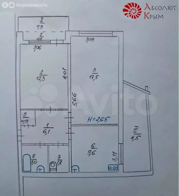 2-комнатная квартира: Щебетовка, улица Мира, 21 (57.4 м) - Фото 0