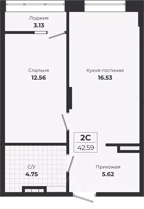 1-к кв. Новосибирская область, Новосибирск Лесоперевалка мкр, Ясный ... - Фото 0