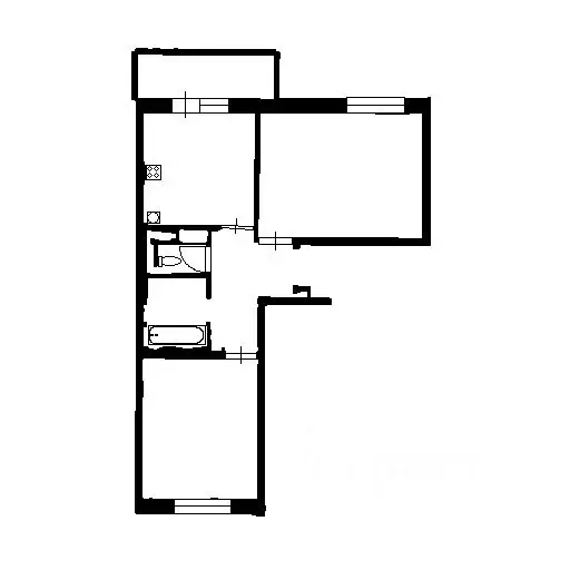 2-к кв. Санкт-Петербург ул. Летчика Лихолетова, 14к2 (52.3 м) - Фото 1