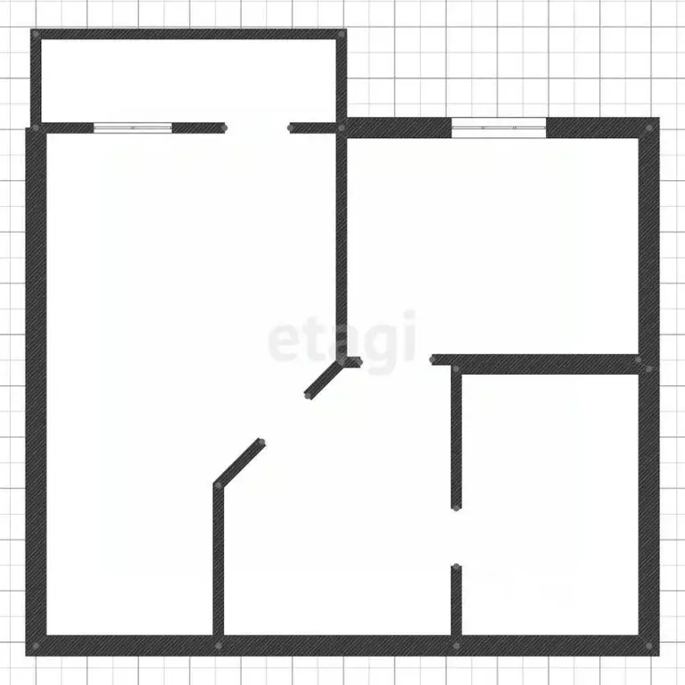 1-к кв. Липецкая область, Липецк ул. Катукова, 18 (31.1 м) - Фото 1