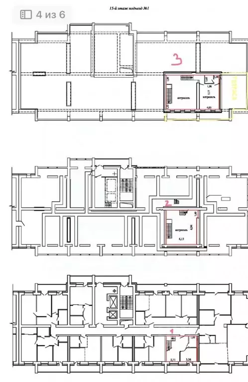 3-к кв. Коми, Сыктывкар Петрозаводская ул., 27/1 (100.1 м) - Фото 2