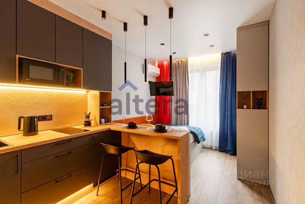 1-к кв. Татарстан, Казань ул. Новаторов, 8 (40.0 м) - Фото 1