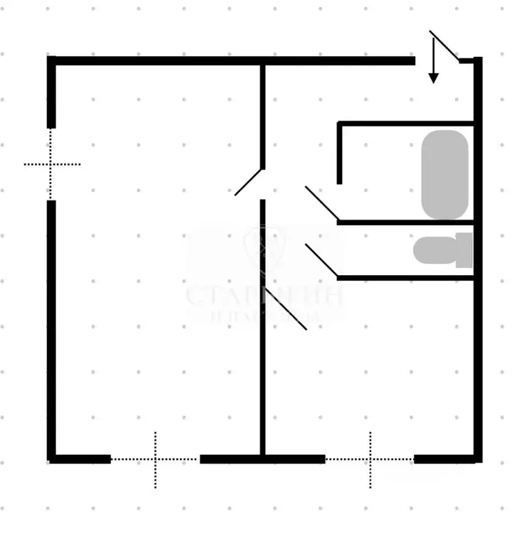 1-к кв. Москва Нижняя Первомайская ул., 12Б (35.1 м) - Фото 1