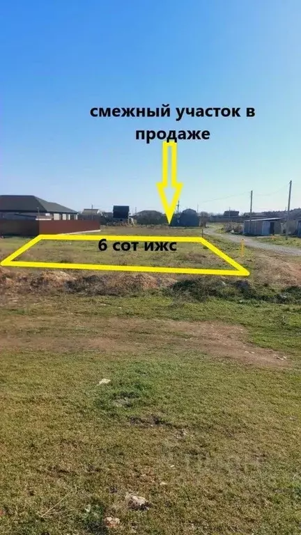 Участок в Крым, Сакский район, с. Молочное ул. Спортивная, 21 (6.0 ... - Фото 1