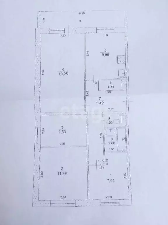 4-к кв. Ульяновская область, Ульяновск ул. Ефремова, 137 (70.5 м) - Фото 0