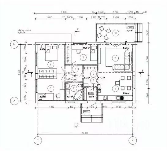 Дом в Костромская область, Костромской район, Бакшеевское с/пос, д. ... - Фото 2