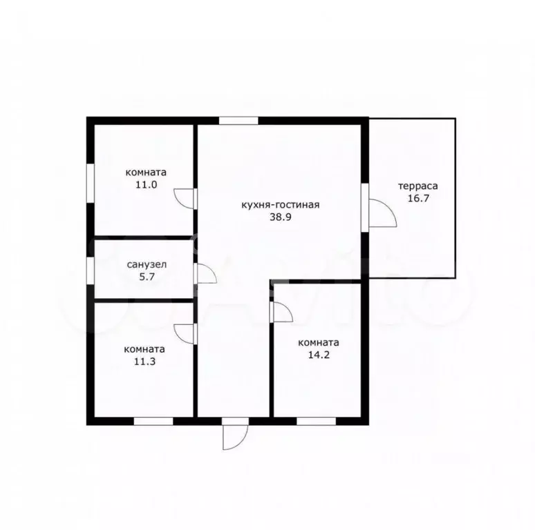 Дом в Краснодарский край, Краснодар пос. Березовый, пер. Восточный, 35 ... - Фото 2