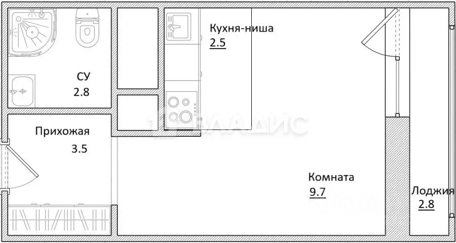 Студия Московская область, Одинцовский городской округ, Новоивановское ... - Фото 2