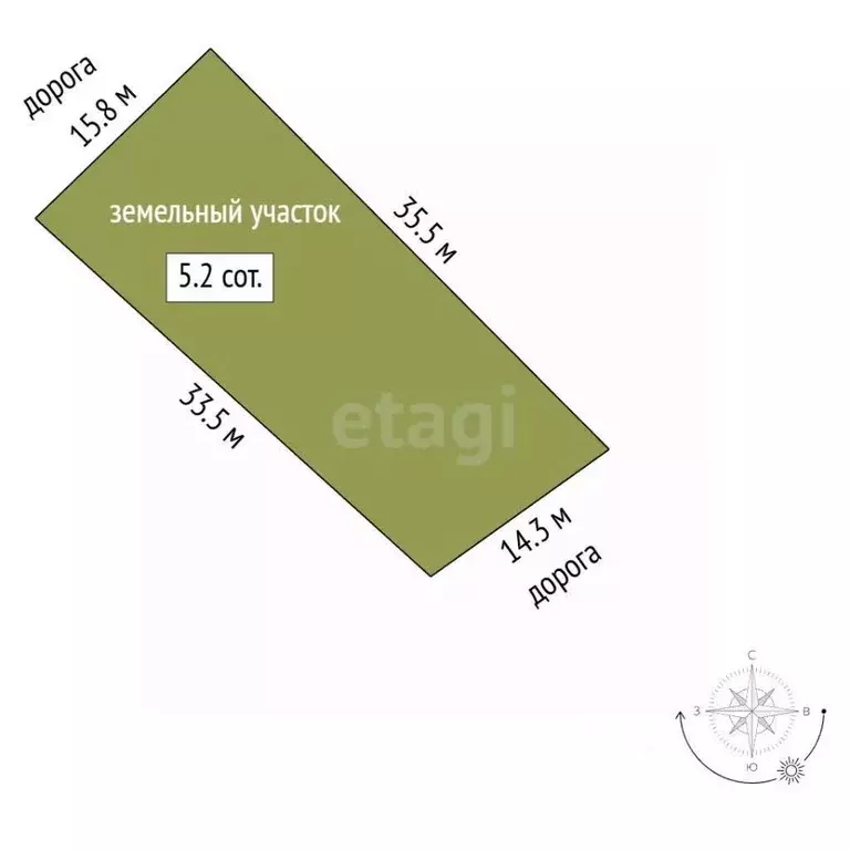 Участок в Крым, Черноморское пгт ул. Роз, 85 (5.2 сот.) - Фото 2