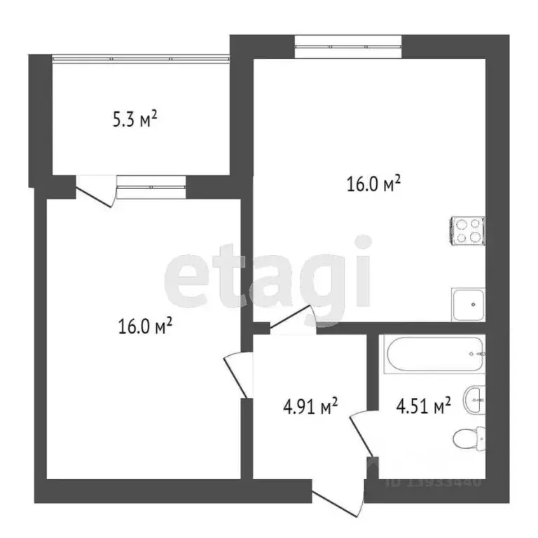 1-к кв. Тюменская область, Тюмень Войновка мкр, ул. Энергостроителей, ... - Фото 2