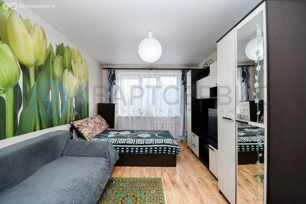 1-комнатная квартира: Омск, микрорайон Заозёрный, улица Бородина, 12/1 ... - Фото 2