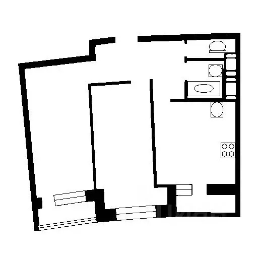 2-к кв. Санкт-Петербург Комендантский просп., 60к3 (52.8 м) - Фото 2