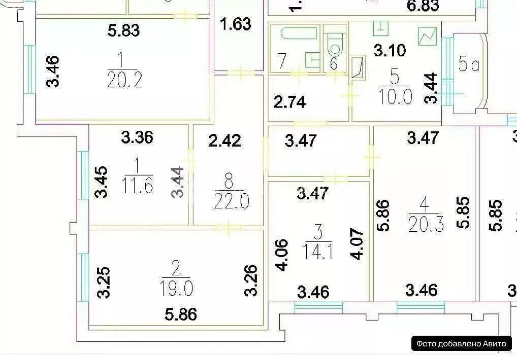 4-комнатная квартира: Москва, Светлогорский проезд, 7 (101 м) - Фото 2