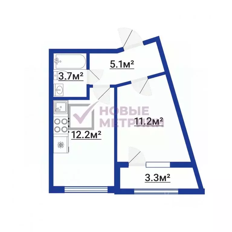 1-к кв. Санкт-Петербург Планерная ул., 87к1 (35.5 м) - Фото 2