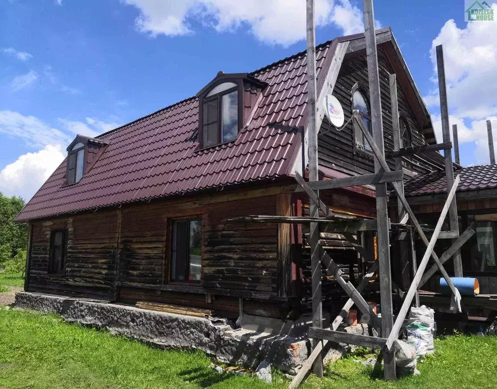 Дом в Калужская область, Козельский район, Березичский Стеклозавод ... - Фото 0