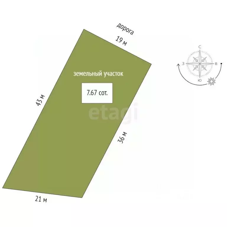 Участок в Крым, Симферопольский район, с. Широкое  (7.67 сот.) - Фото 2